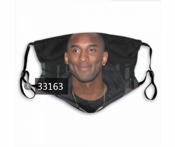 2021 NBA Los Angeles Lakers #24 kobe bryant 33163 Dust mask with filter->nba dust mask->Sports Accessory